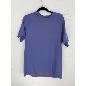 Lululemon Shirt Mens XL Seamless Lightweight Athletic Running Tee Blue/Purple